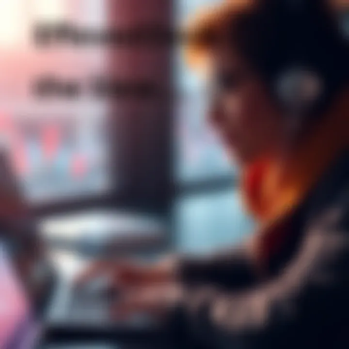 A person using a laptop to share their deck ID securely, showcasing communication and technology integration.