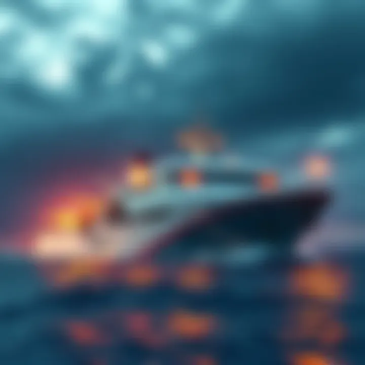 A research ship prepares for a deep-sea mission in the Southern Indian Ocean, looking for missing flight MH370.