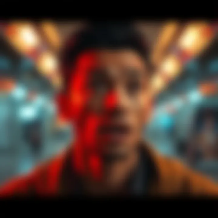 A person looks surprised and thoughtful, symbolizing the feeling of déjà vu as they reflect on a moment in time.