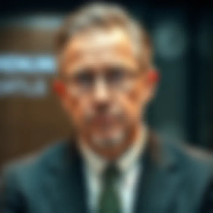 Dennis John Mariani Portrait of Dennis John Mariani, the alleged supervisor of Bob Lazar, showcasing his serious expression and professional attire.