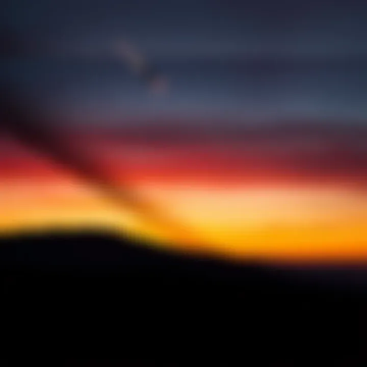 Detached Rocket Over Glens Falls A detached rocket leaving a trail in the sky above Glens Falls, New York, around sunset.