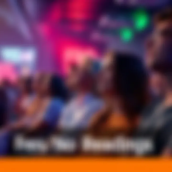 A group of people eagerly waiting for their personalized Yes/No readings, showcasing excitement and anticipation.