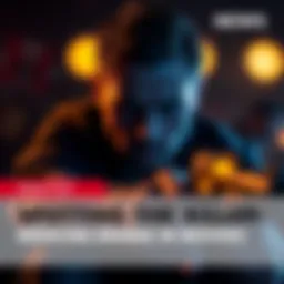 Detecting the Movie Antagonist A scene from a thriller movie showing a character with a suspicious expression, hinting at their role as the possible killer, surrounded by dark lighting and tense atmosphere.
