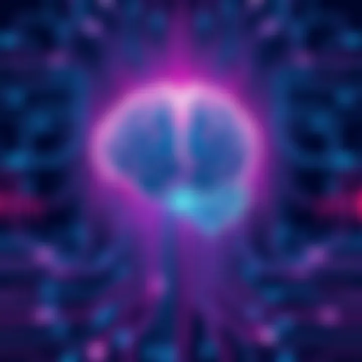 A futuristic illustration showing a human brain connected to digital circuits, representing the concept of uploading consciousness.