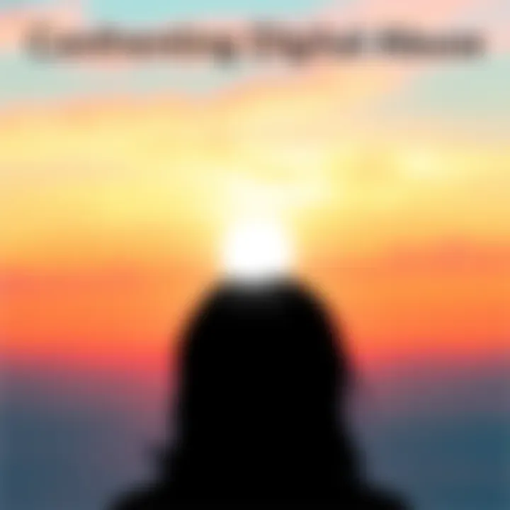A person looking towards a distant horizon, symbolizing hope and resilience against digital abuse A contemplative figure gazing at the horizon, representing the journey of healing from online harassment