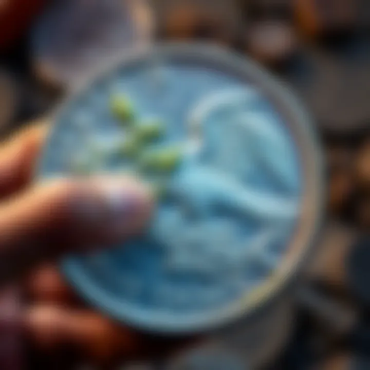 A beast pulls an olive branch from an eagle on a dime coin.