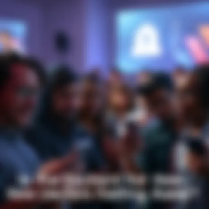 A group of fans looking disappointed at their devices, with a notification bell icon dimmed in the background