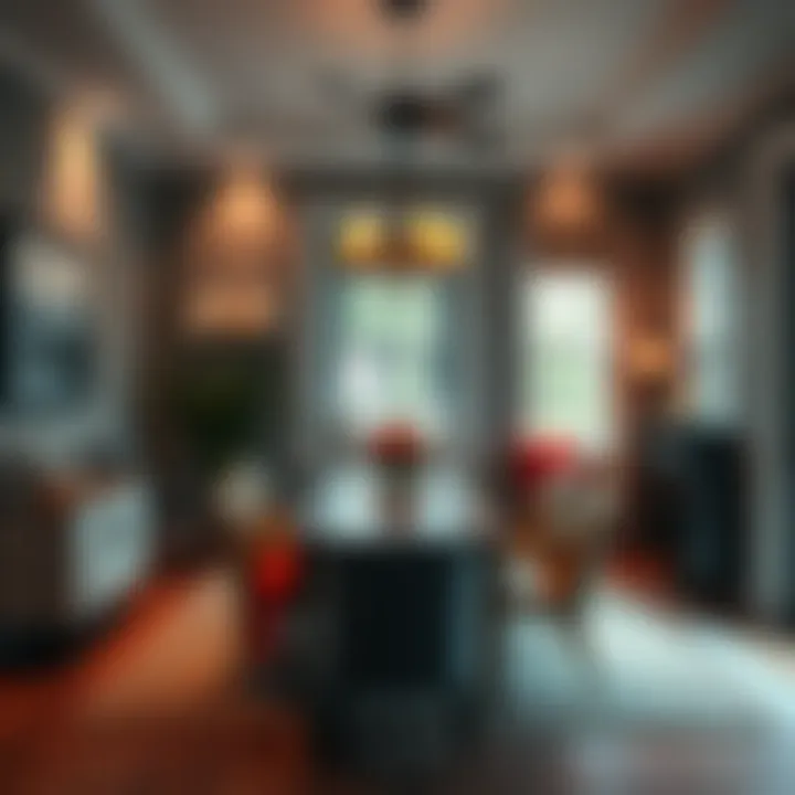 A transformed dining room with a welcoming layout and a reading nook, designed on a budget.