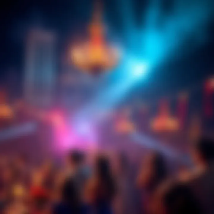 A lively gathering celebrating Dionysian traditions with music, dance, and wine.