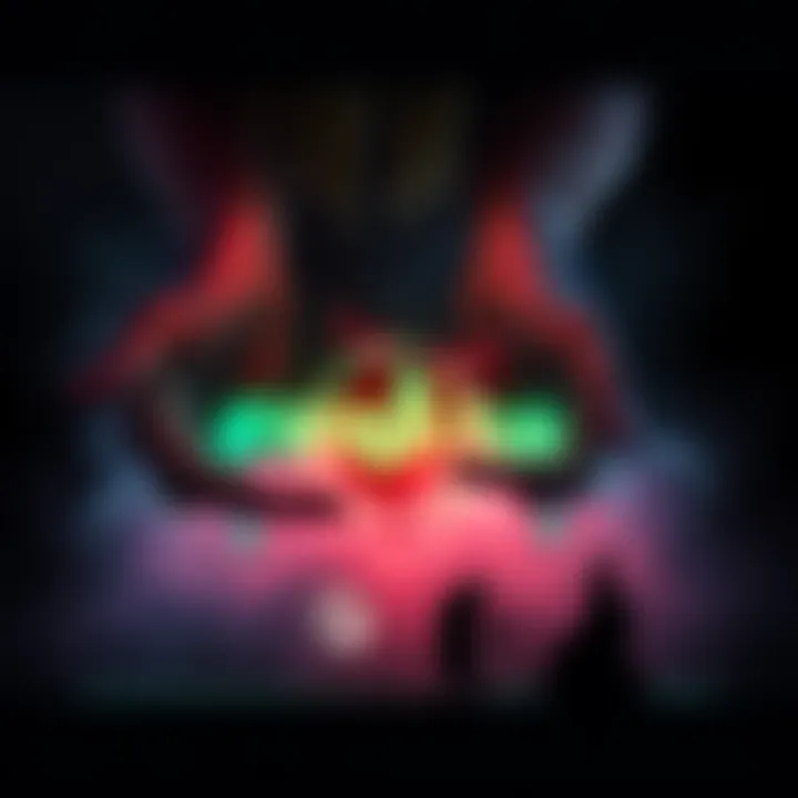 A graphic showing the hashtag #WitchTok fading away on a TikTok interface with mystical symbols around it.