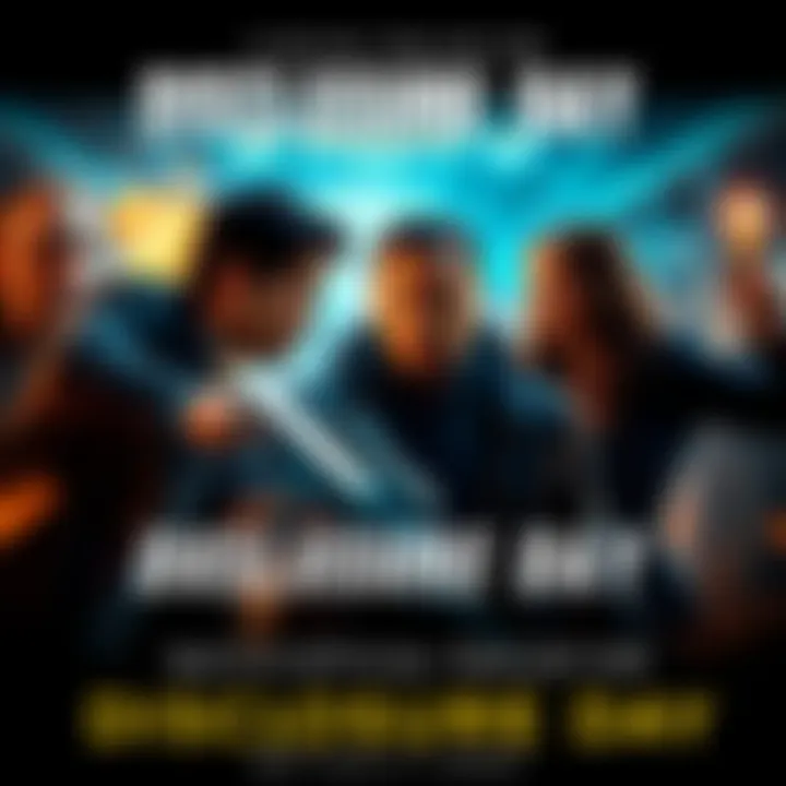 A dramatic scene from the trailer of Disclosure Day, featuring intense characters and thrilling action sequences.