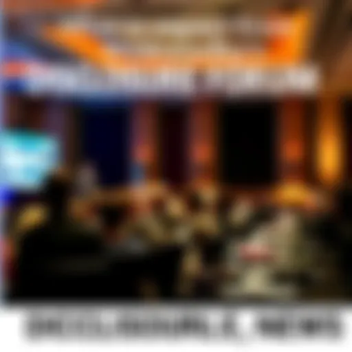 Participants discuss topics at the Disclosure Forum in Washington, D.C.