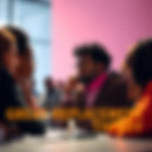 Group of people engaged in a serious discussion about the Great Replacement Theory and racial issues, highlighting political rhetoric and accountability.