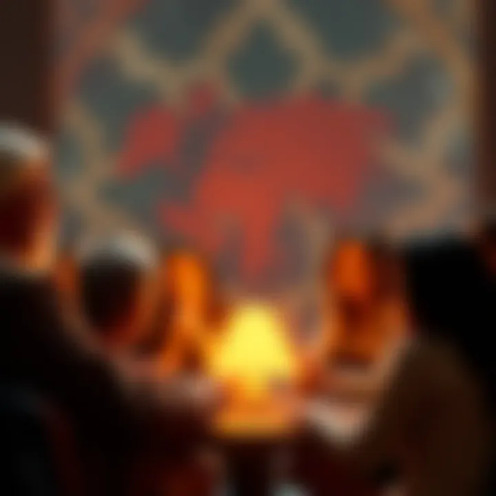 Group of individuals engaged in a discussion about Jung's Anima and Animus concepts, showcasing diverse reactions and opinions regarding sexism in these studies.