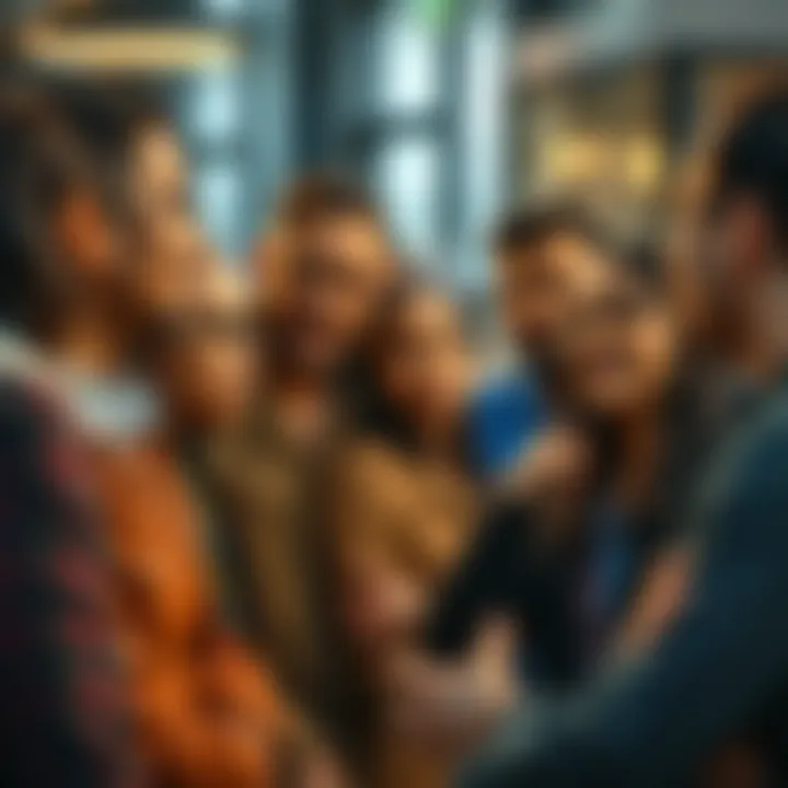 A group of diverse people engaged in a conversation, sharing opinions about personal perceptions and assumptions, with thoughtful expressions.