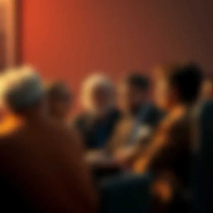 A group of people debating Bernardo Kastrup's ideas on analytic idealism and materialism.