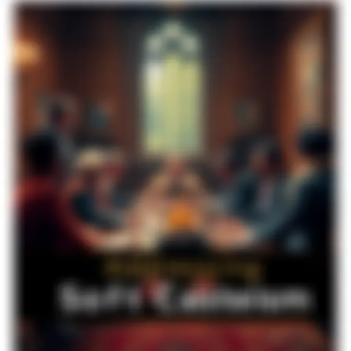 Discussion on Soft Casteism A group of diverse individuals engaging in a discussion about social discrimination in a freemasonry lodge setting.