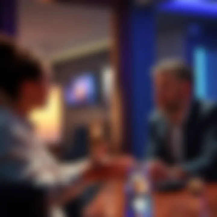 Two individuals sharing thoughts on Hellenism and SASS identity in a relaxed setting