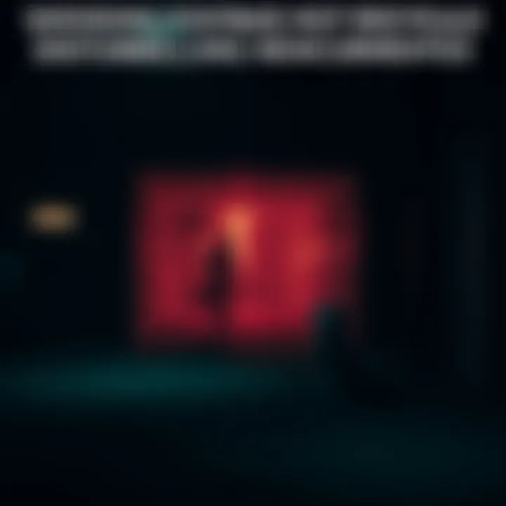A darkened area showing unsettling visual elements captured in recent footage, hinting at a troubling encounter.
