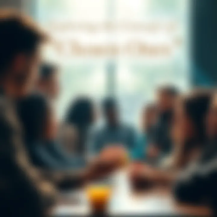 A diverse group of people engaged in a discussion about spirituality, exploring the concept of being 'chosen ones'.