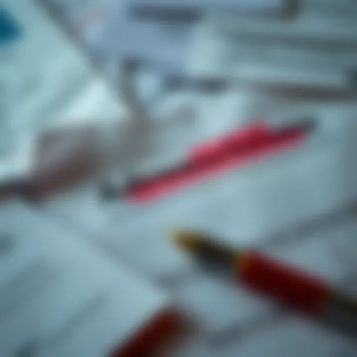 Close-up of a document with the word Adrenochrome highlighted, surrounded by various papers and notes.