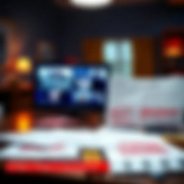 A table with partially redacted documents and a video screen displaying footage, symbolizing the upcoming release of information.
