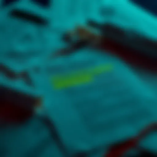 A pile of documents with highlighted text about Lue Elizondo and covert government programs.