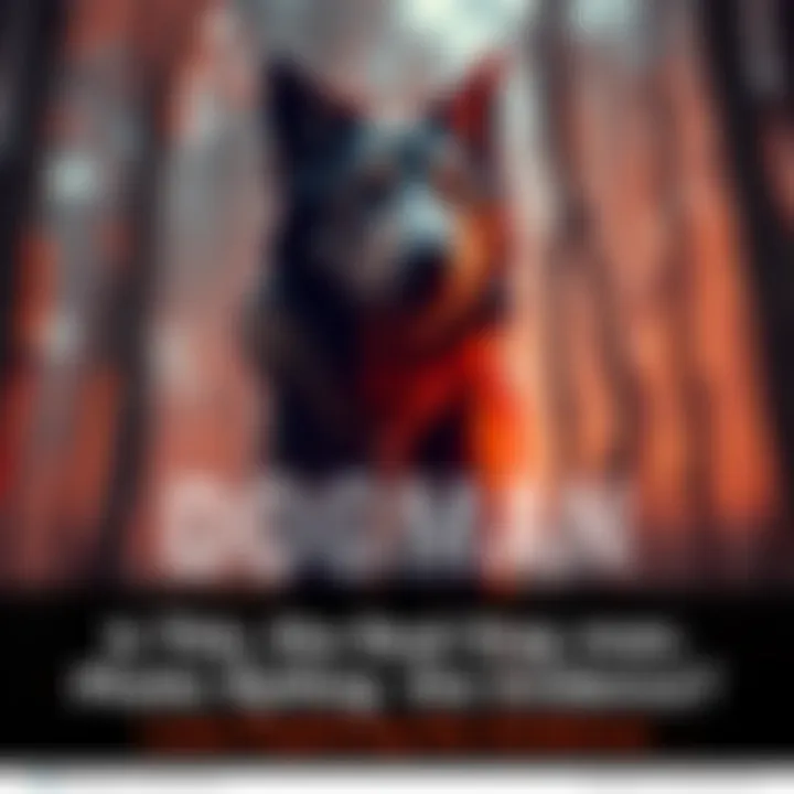 A clear, possibly authentic photo of the Dogman standing in a forest with a curious expression