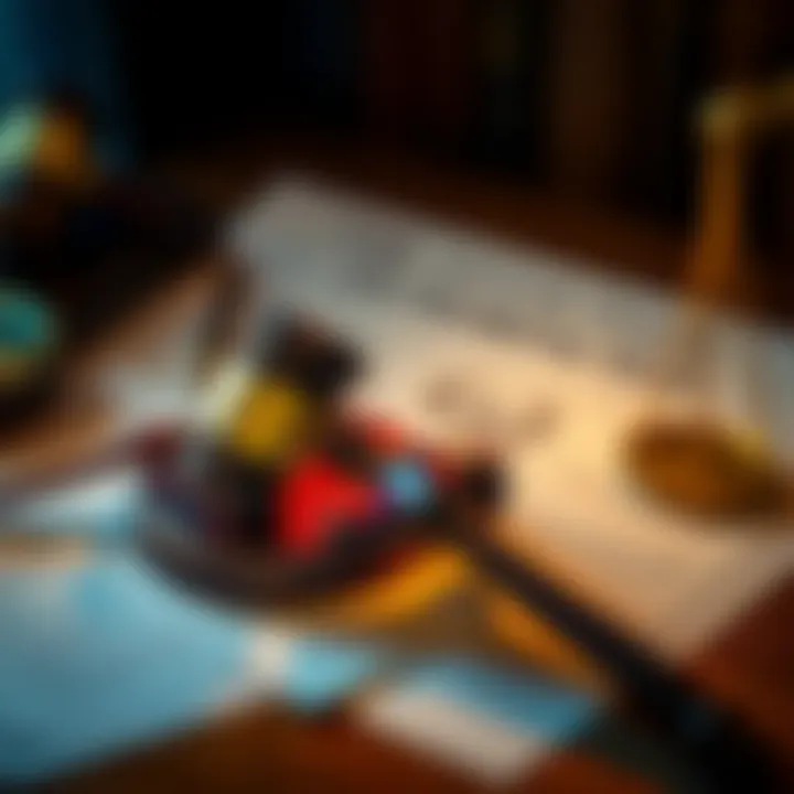 A gavel and legal documents symbolize the DOJ's planned indictment of James Comey.