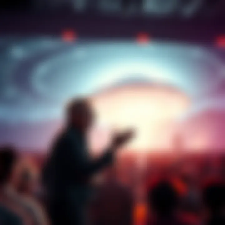 Richard Dolan speaking at a forum about the collapse of UFO secrecy due to social media influence