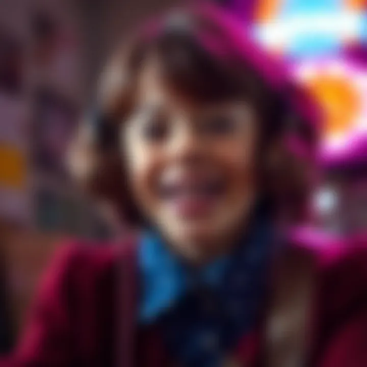 Dolly showing her braces in the original theatrical version of the film