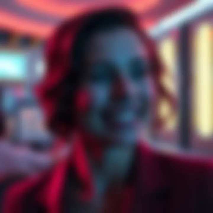 Dolly, a character from the movie Moonraker, shown with a smile, highlighting her braces as part of a scene.