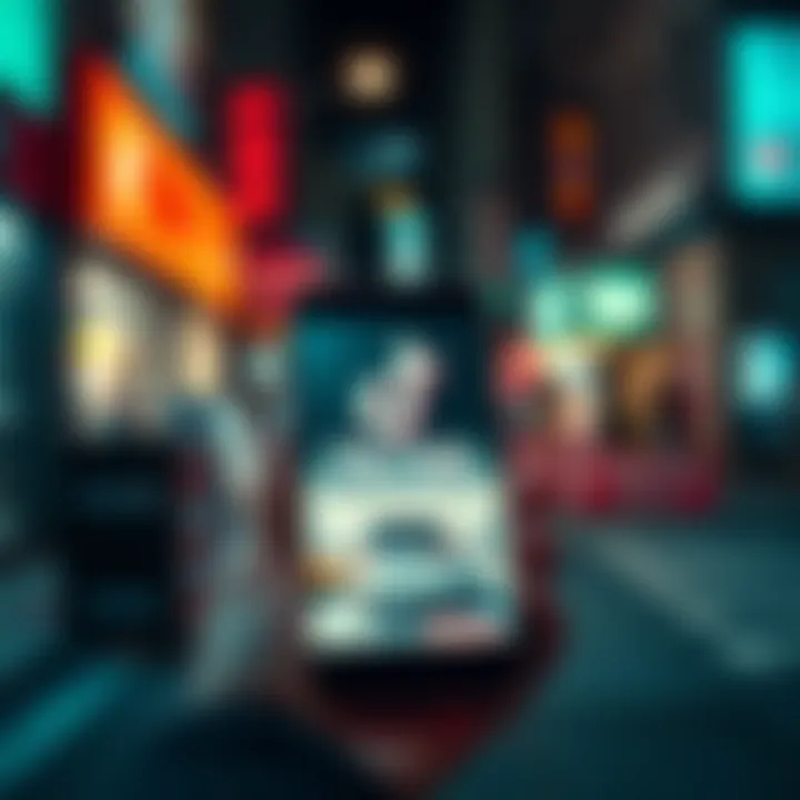 DoorDash TikTok Manipulation A smartphone displaying TikTok with DoorDash ads, symbolizing paid culture influence