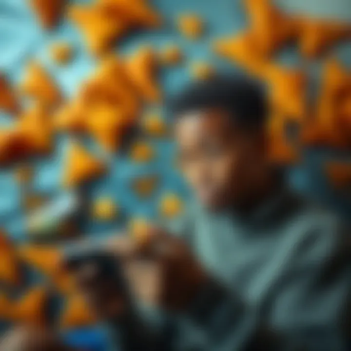 Doritos Commercial Confusion A collage of Doritos chips and a confused person looking at their phone, representing the viral online debate about a forgotten ad.