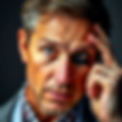 Dr. Eric Berg showing his left eye with a noticeable black eye while discussing his claims.
