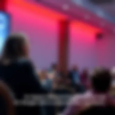 Dr. Villarroel discussing UAP research Dr. Beatriz Villarroel speaking at a conference about UAP research with an audience listening attentively