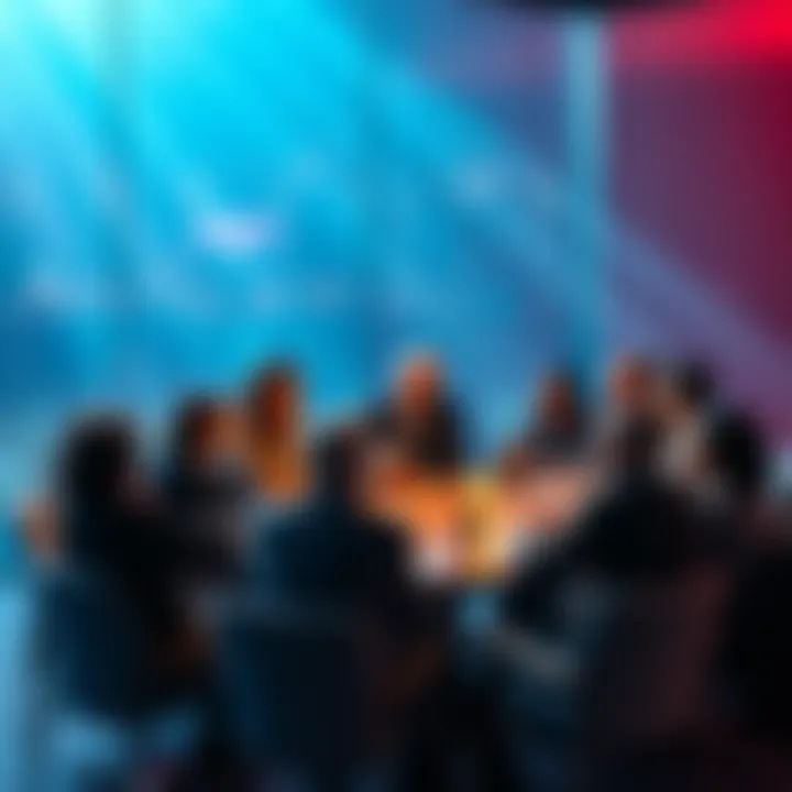 People discussing Dr. Hawkins' teachings at a roundtable