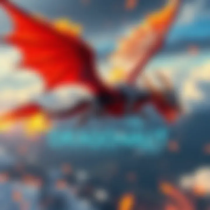 The Dragonaut soaring through the sky with flames and excitement around it, symbolizing its comeback in 2026.