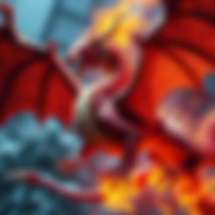 A dragon intertwined with biblical symbols, representing the connection between Jehovah and ancient dragon-gods throughout mythology.