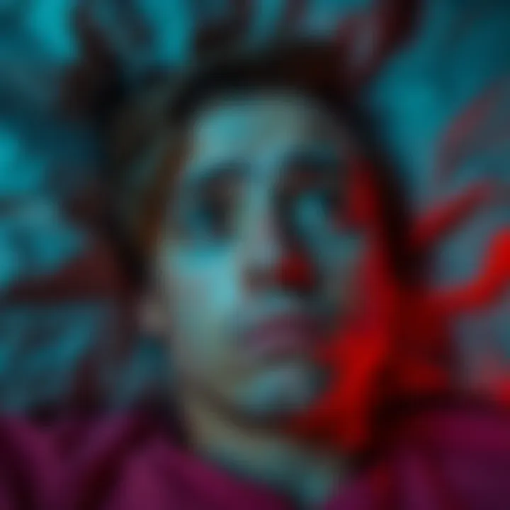 A person dreaming about a Bumble match, showing confusion and curiosity in their expression.