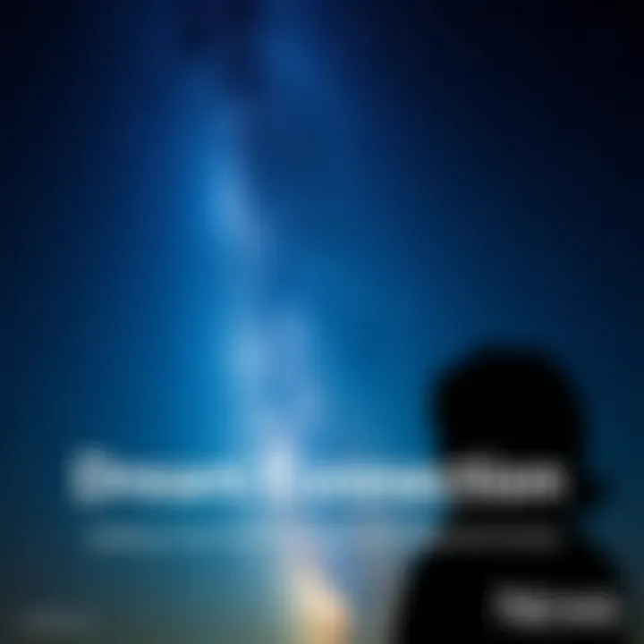 A person gazes at a starry sky, feeling a deep longing for a loved one. The silhouette expresses emotion and connection to another realm.