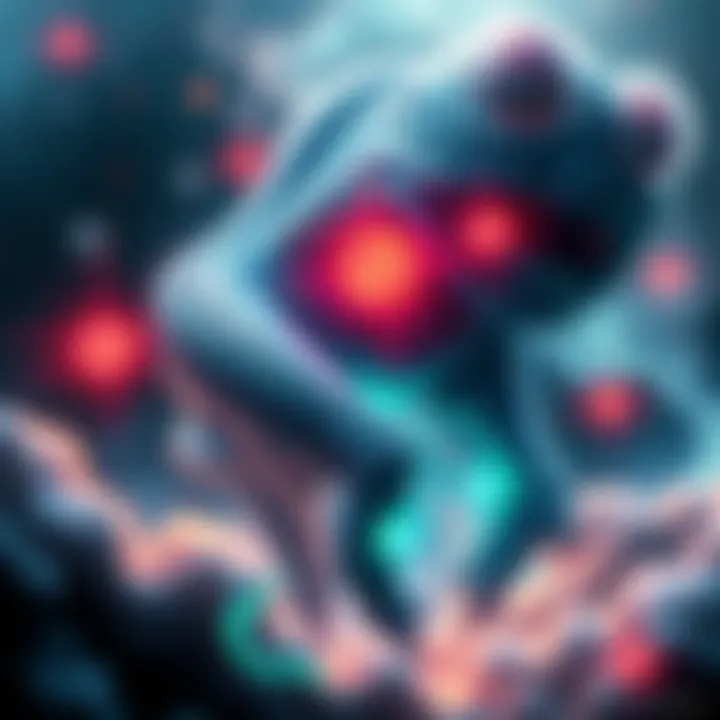 An artistic representation of the Dream Core concept featuring surreal elements and vibrant colors, symbolizing dreams and imagination.