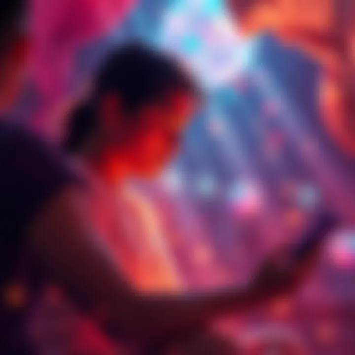 Dream Encounter with a Puerto Rican Girl A person experiences deep sleep and meditation, meeting a girl from Puerto Rico while surrounded by vibrant colors and sensations of body vibrations.