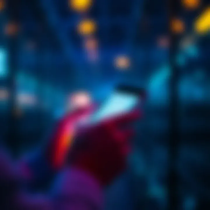 A person records their dreams on a smartphone app that transcribes voice notes