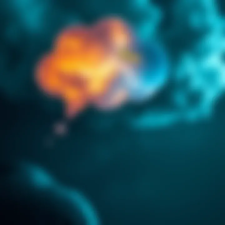 A person pondering their dreams with a thought bubble showing dream imagery, reflecting on how dreams affect real-life behavior.