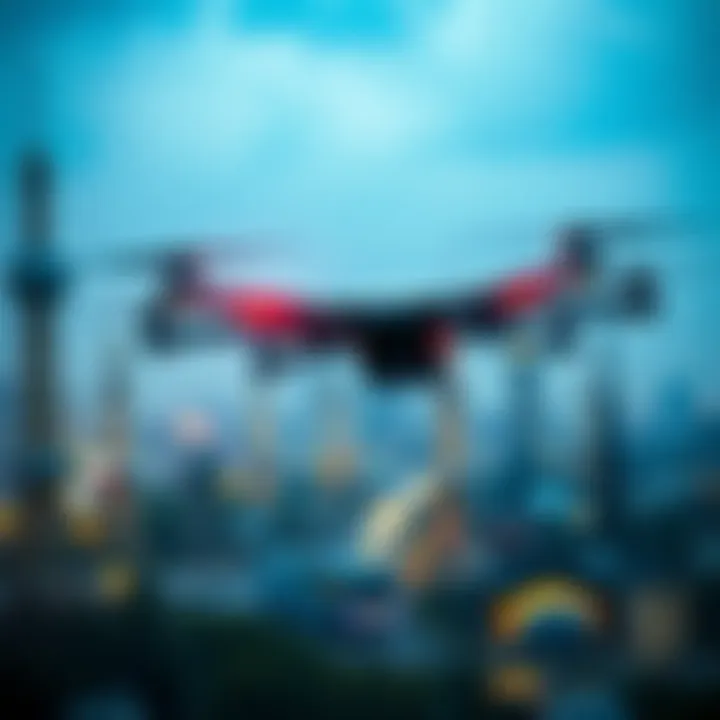 A mothership leads a swarm of drones assessing critical infrastructure in Germany.