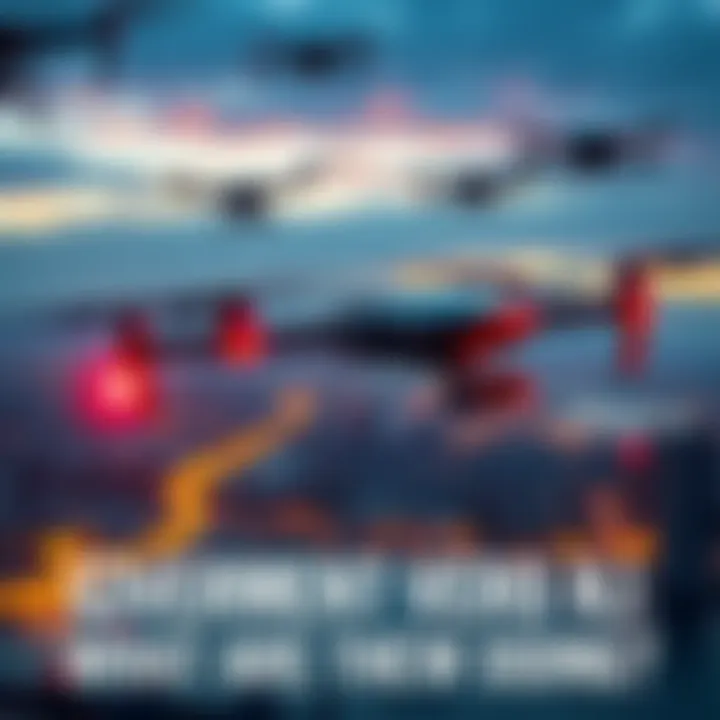 Drones Over New Jersey Several drones flying over New Jersey, potentially indicating government surveillance activities