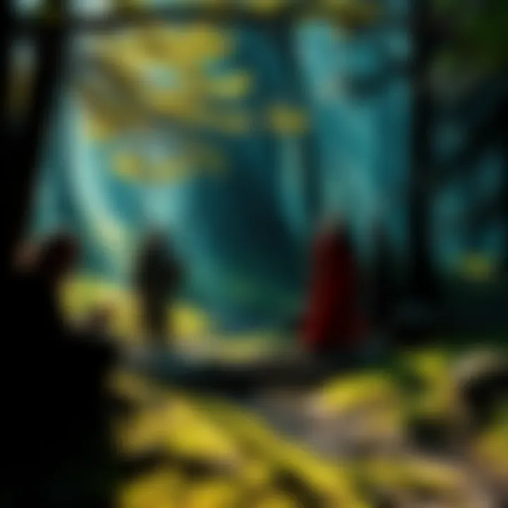 Druid Gathering in Nature A group of Druids in a forest, practicing rituals and connecting with nature