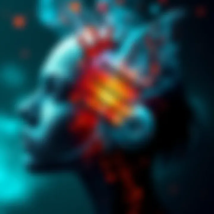 A visual representation of intent and wish, illustrating the contrasts and connections between the two concepts in a thought-provoking design.