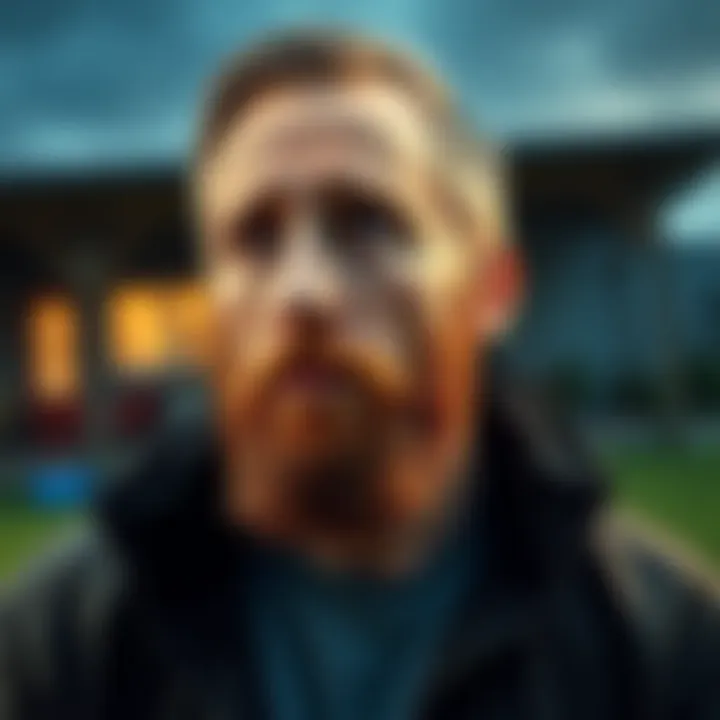 A portrait of Duncan Trussell, revealing his thoughtful expression and charismatic demeanor, with a hint of Louisiana scenery in the background.